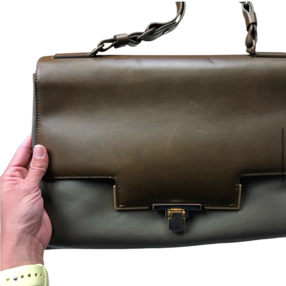 Lanvin | NWT Vintage Deadstock Miss Sartorial Calfskin Bag Taupe/Brown